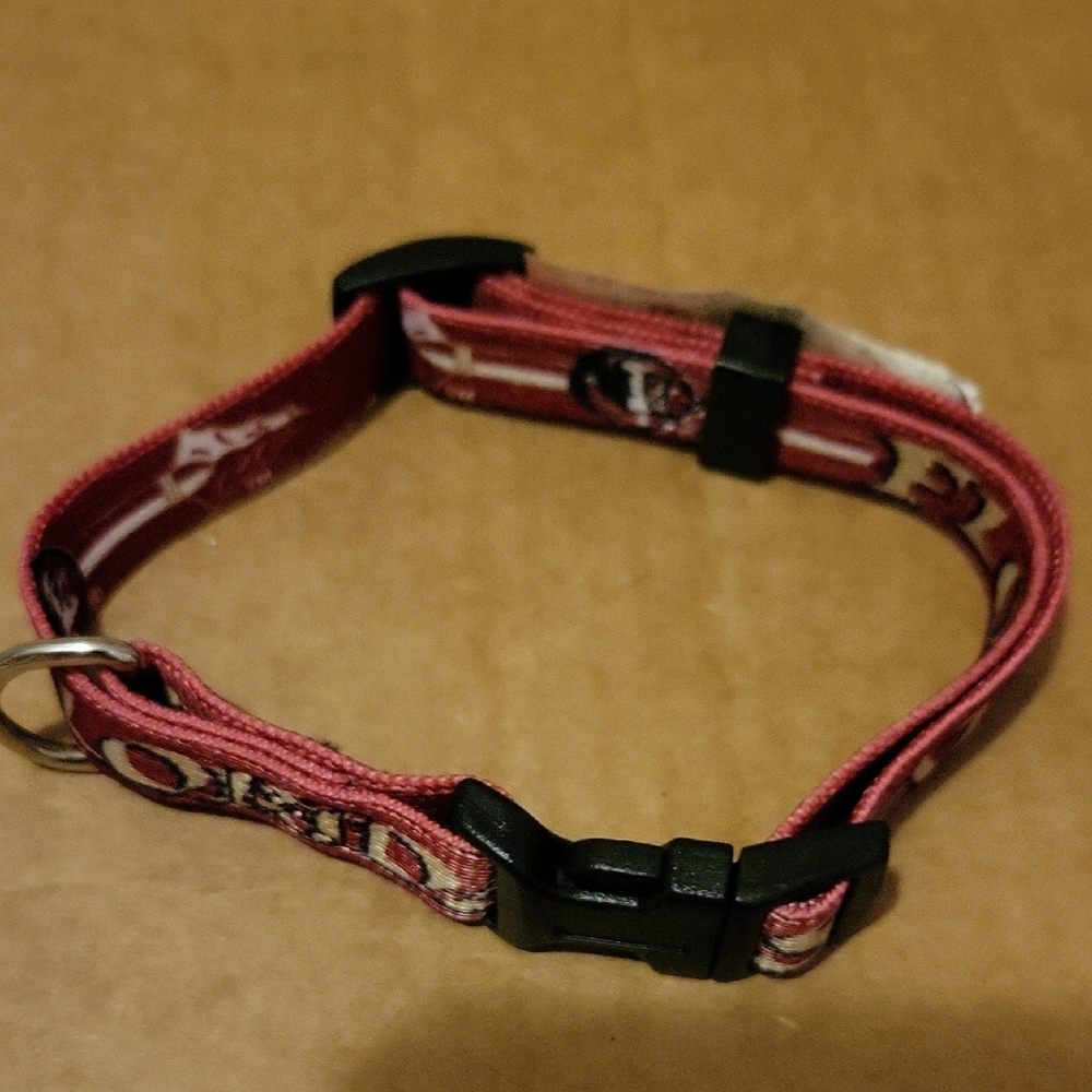 NWT: Florida State Seminoles Adjustable Dog Collar